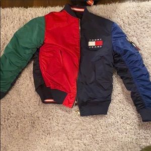 Tommy Hilfiger reversible bomber jacket